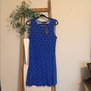 Apt 9 Royal Blue Sleeveless A-Line Dress